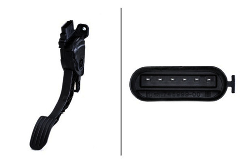 HELLA Accelerator Pedal Sensor 010834811 - front view