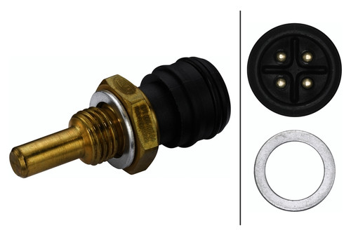 HELLA Engine Coolant Temperature Sensor 009107841 - front view