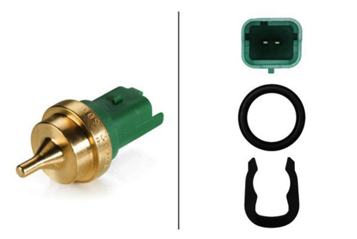 HELLA Engine Coolant Temperature Sensor 009309221 - front view