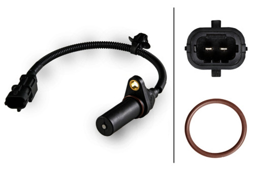 HELLA Engine Crankshaft Position Sensor 009168351 - front view