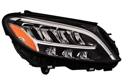 HELLA Right Headlight Assembly 013063561 - front view