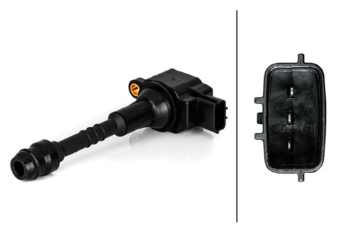 HELLA Direct Ignition Coil 230036091 - front view