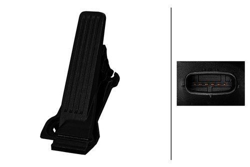 HELLA Accelerator Pedal Sensor 312437101 - connector view