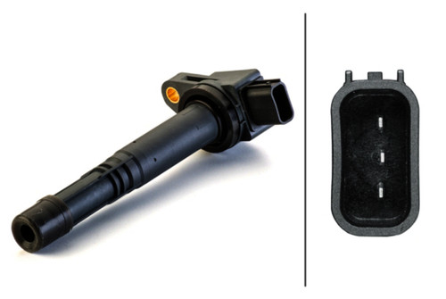 HELLA Ignition Coil 230036201 - front view