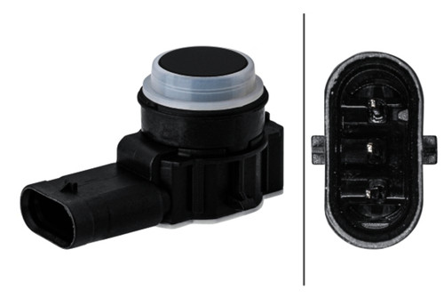 HELLA Parking Aid Sensor 358141791 - front view