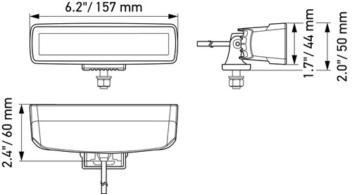 HELLA Light Bar 358176201 - diagram
