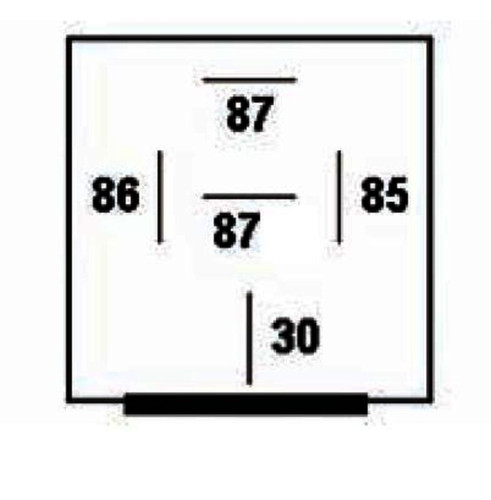 HELLA Wiring Relay 933791091 - diagram