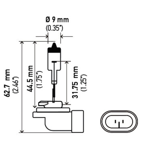 Optilux Multi-Purpose Light Bulb H71071222 - diagram