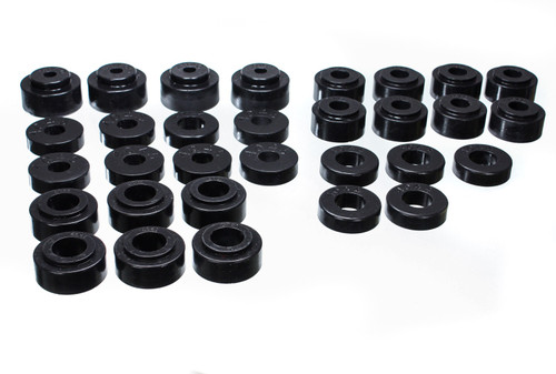 Energy Suspension Body Mount Set - Black 3.4115G