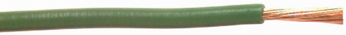 Deka 105C Rated Primary Wire - 14 Gauge 100 ft Green 02769 - top view