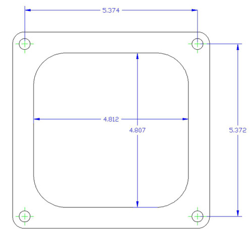 Phenolic Carb Spacer for Holley 4500 Open 1in