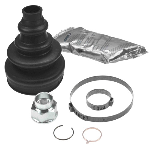 GKN Loebro Front Inner CV Joint Boot Kit 306357 - kit contents
