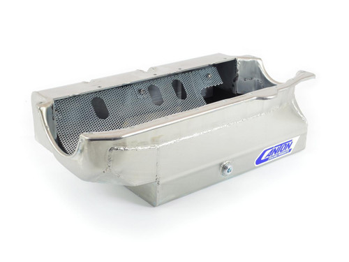 SBC Open Chassis Pro Style Oil Pan Left/Rear Starter