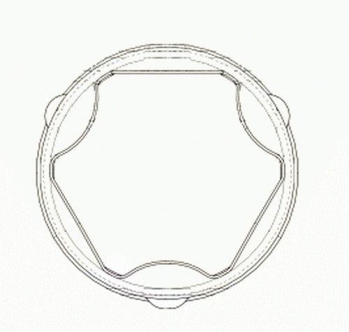 GKN Loebro Front Inner CV Joint Boot Kit 305733 - diagram