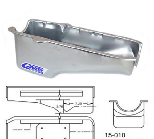 SBC Stock Appearing Crate Engine Oil Pan