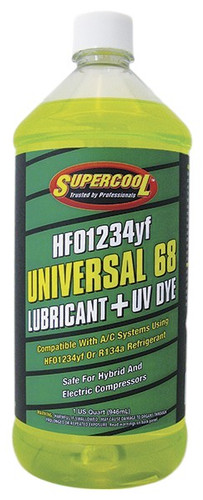 TSI Supercool 1234yf Electric Vehicle POE 68 Viscosity with UV Dye 32oz 48663-32D - front view