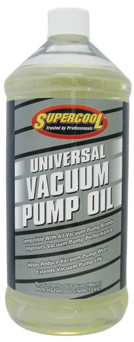 TSI Supercool 46 Viscosity Universal Vacuum Pump Oil 32oz 37476 - front view