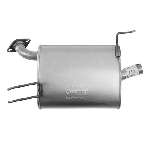 Left Exhaust Muffler Assembly 30041 - top view