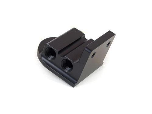 Billet Aluminum Remote Oil Filter Mount for 22MM x 1.5 Filters