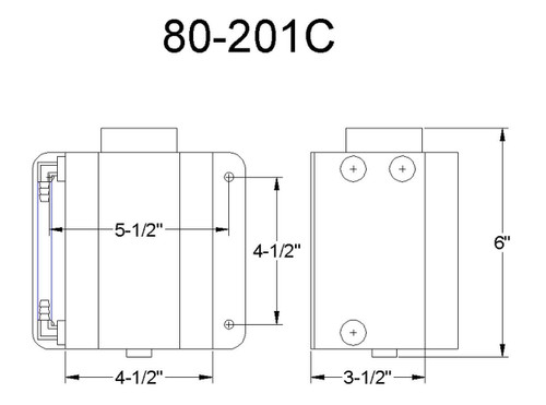 Universal Aluminum Recovery Tank 1.75qt Chamfered Style