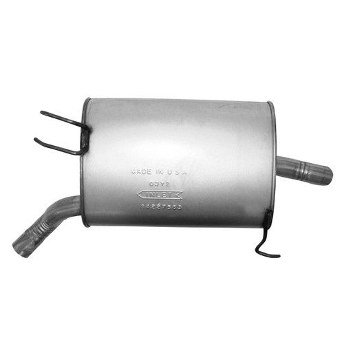 Exhaust Muffler Assembly 7319 - top view
