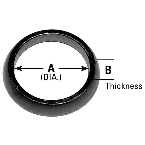 Exhaust Pipe Flange Gasket 8460 - top view