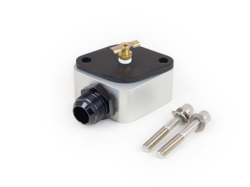 Billet Aluminum Water Bleeder Neck with -16AN Connection