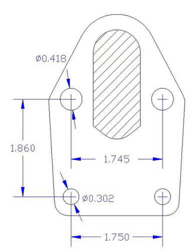 Phenolic Fuel Pump Insulator for Chevy SBC