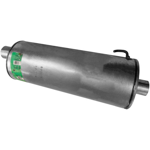 Quiet-Flow Direct Fit Exhaust Muffler Assembly 3 in Inlet (ID) 3 in Outlet (ID) 50317 - front view