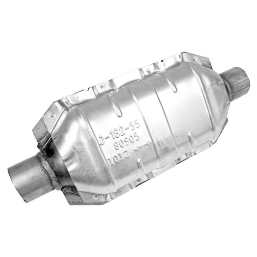 CalCat CARB Universal Catalytic Converter 2.25 in Inlet (ID) 2.25 in Outlet (ID) 80905 - front view
