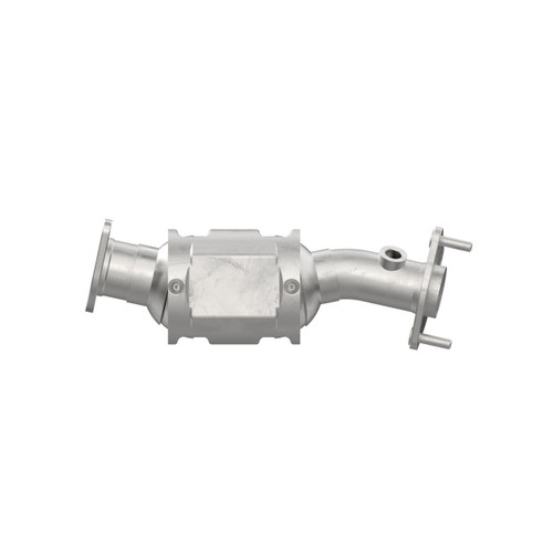 Front Right CalCat CARB Direct Fit Catalytic Converter 2.35 in Outlet (OD) 83699 - angled view