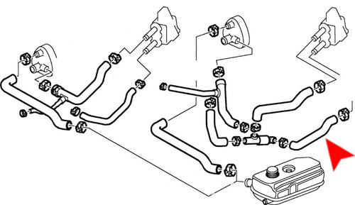 Heater Hose 4121695 - diagram