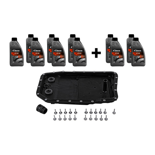 Automatic Transmission Oil Pan Kit with Fluid V20-2088-XXL - front view