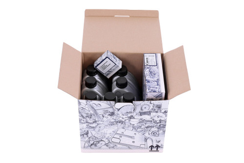 Automatic Transmission Filter Kit with Fluid V30-2258 - angled view