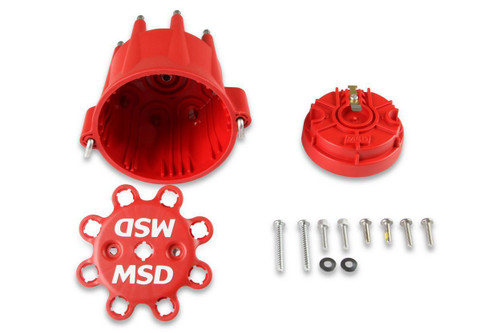 MSD Ignition 84335 | Universal Red Cap/Rotor Kit