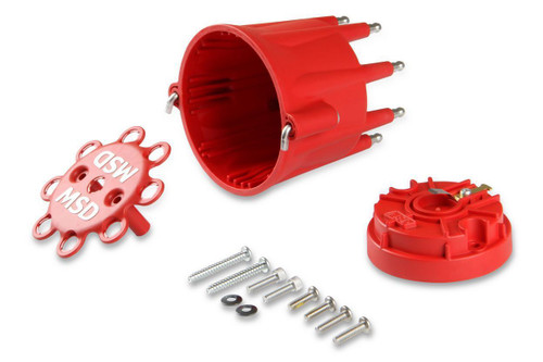 MSD Ignition 84335 | Universal Red Cap/Rotor Kit