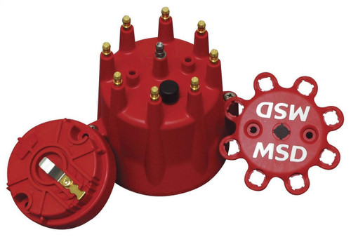 MSD Ignition 84335 | Universal Red Cap/Rotor Kit