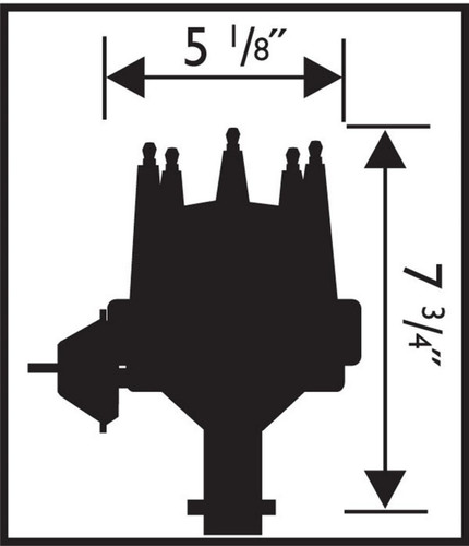 MSD Ignition 8519 | Distributor for AMC V8