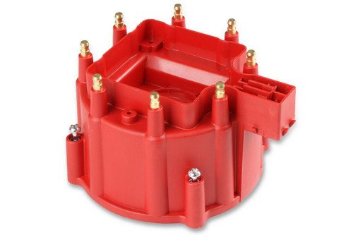 MSD Ignition 8416 | Distributor Cap and Rotor Red for GM HEI