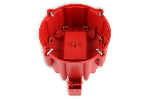 MSD Ignition 8416 | Distributor Cap and Rotor Red for GM HEI