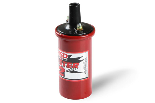 MSD Ignition 8203 | Blaster 2 Series Ignition Coil with Ballast Resistor Red