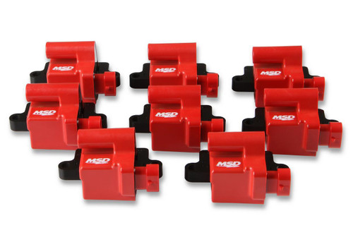 Blaster Series Ignition Coil Set Red for GM L-Series Truck 1999-2007 8-Pack