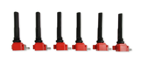 MSD Ignition 82706 | Ignition Coil Red for Ford EcoBoost 3.5L V6 6-Pack
