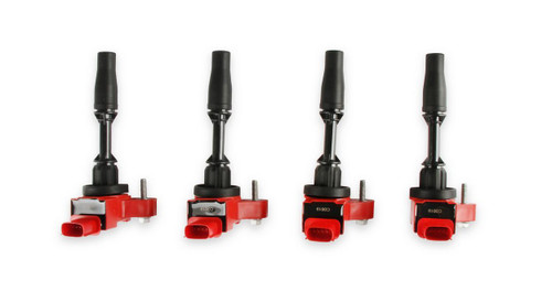 MSD Ignition 82384 | Blaster Series Ignition Coil Red for GM 4-Cyl Engines 4-Pack