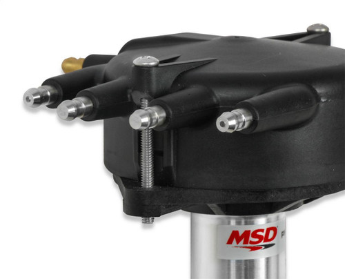 MSD Ignition 84893 | Crank Trigger Distributor with Black Crab Cap for Chevy