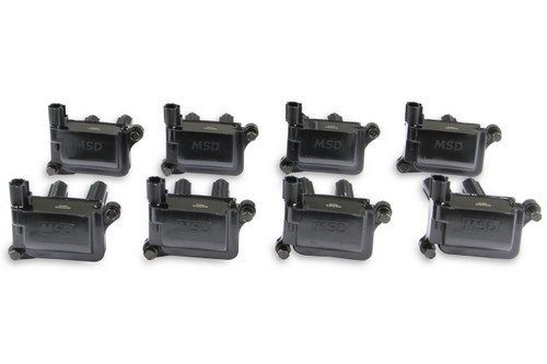 MSD Ignition 825583 | Blaster Ignition Coil Black 8-Pack for HEMI