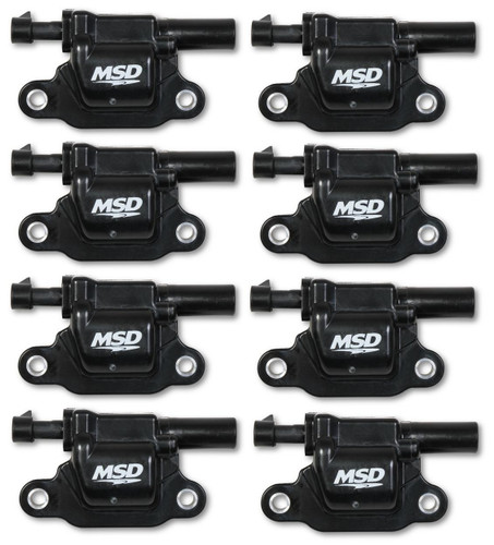 MSD Ignition 826683 | Blaster Gen V Direct Ignition Coil Set Red 8-Pack