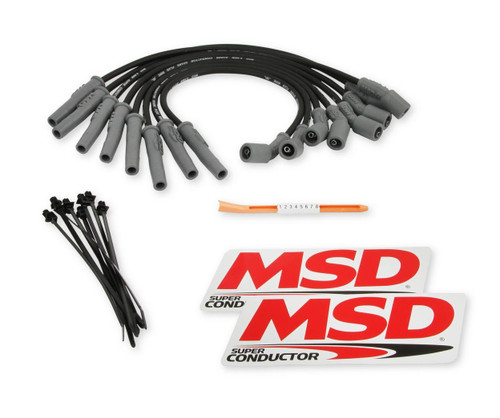 Super Conductor Spark Plug Wire Set for Ford Raptor 6.2L V8 Black