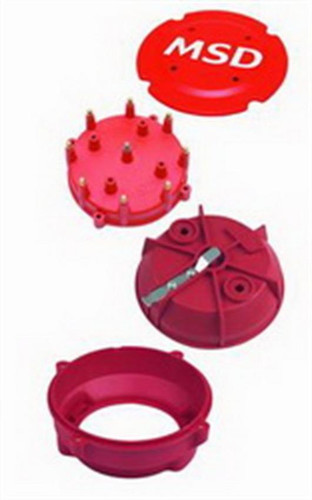 MSD Ignition 7445 | Pro-Cap Cap-A-Dapt Kit for MSD Distributors