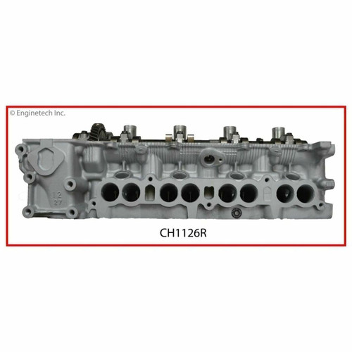 Enginetech CH1126R Remanufactured Complete Cylinder Head for 1994-2000 Toyota 2.7L/2.4L 4Runner T100 Tacoma - With Valves & Springs